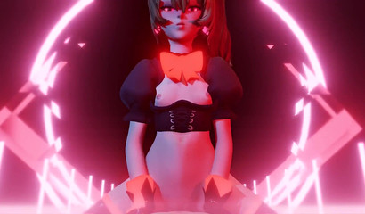 Cute anime girl rides your cock and has an orgasm