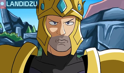 The villain's cock penetrates the mouth of the blonde Lux from League of Legends