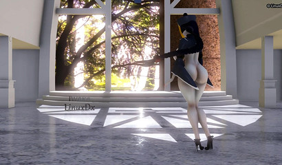 Hot anime geisha striptease will bring you to orgasm