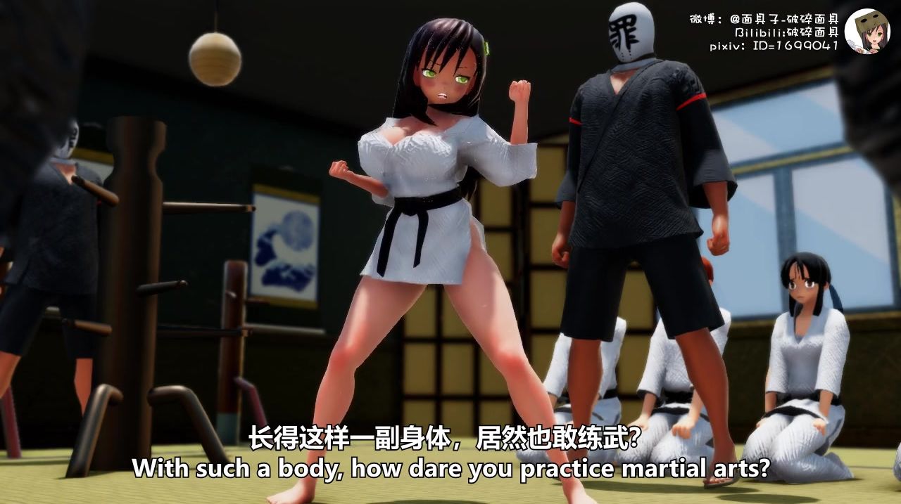 Закованная аниме девушка подвергается пыткам до бурного сквирта