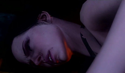 Futanari blonde Ciri from The Witcher gave hard sex to defenseless brunette