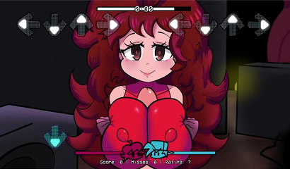 Redhead girl fucked in her mouth with a rubber dildo in anime porn