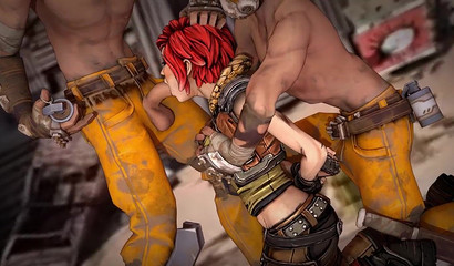 Redhead Lilith from Borderlands gets raped hard in the mouth
