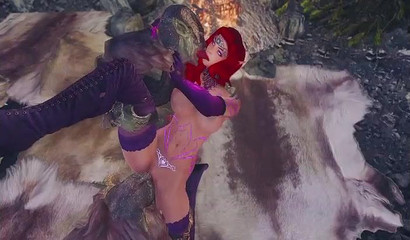 Group rape of busty elves by evil goblins