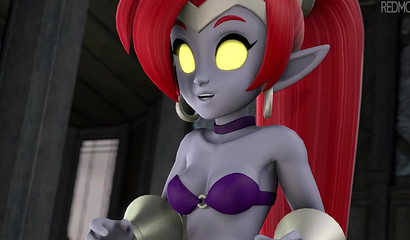 Exciting cock handjob with dickgirl Shantae