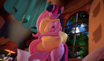 Twilight and Fluttershy [hooves-art]