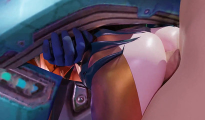 Big and fat cock rapes D.Va's ass in Overwatch porn