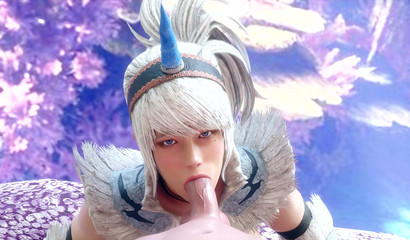 Beautiful swallow blowjob from sexy queen Kirin