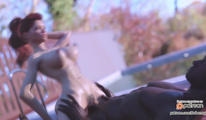 The photographer takes pictures of his girlfriend fucking with the black guy