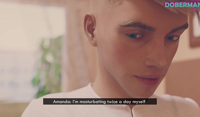 Husband's nimble friend fucks his beautiful wife Amanda with a big dick