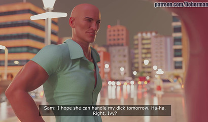 Bald man hard fuck on sex casting young blonde Ivy