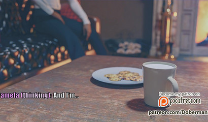 Married blonde Pamela double penetrated by two black guys in a nightclub