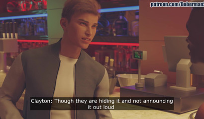 Busty blonde Sindy fucks a stranger through a glory hole in the toilet