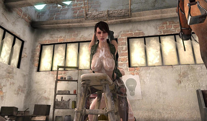 The horse fucks the anal of a young beauty Lara Croft with a big dick