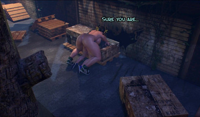 Futa warrior rough fucks in asshole unlucky guy robber outdoor