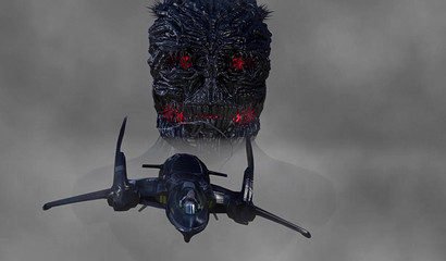 Giant monster with tentacles fucks a scared pilot girl