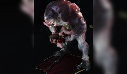 Compilation of hard rapes of asian girl Moca by different monsters