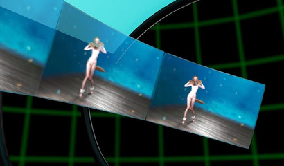 Huge octopus fucks with tentacles cute girl underwater