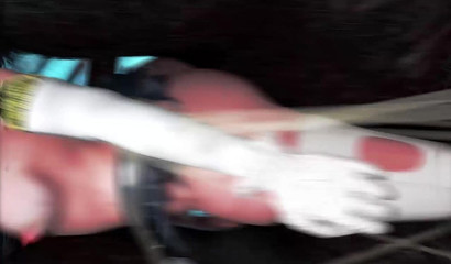 Terrible big spider fucked a screaming teen girl in her pussy