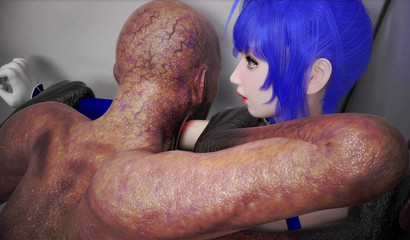 Zombie scientists attacked a girl and raped her