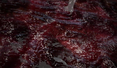 Many-faced huge monster shoves long tentacles in warrior girl's pussy and ass