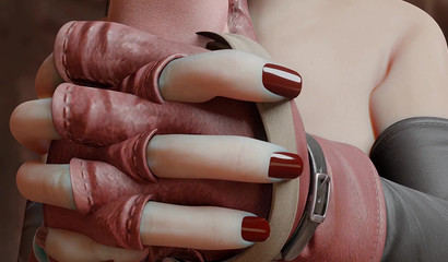 Tifa Lockhart two handed handjob dick her lover