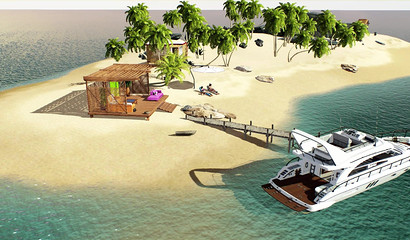 Stepmom show beautiful big tits her stepdaughter on the beach