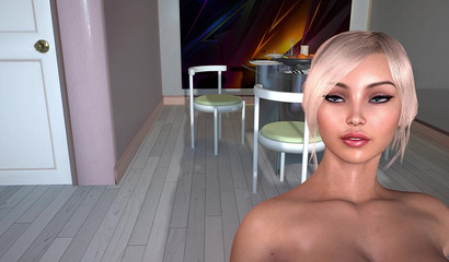 Amazing busty futa blonde fuck sexy chick with perfect big ass