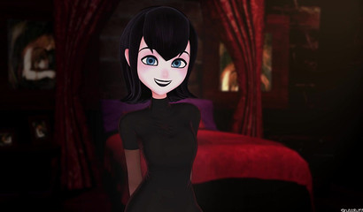 Zombie hard fuck in ass  pretty girl Mavis Dracula and cum on her face