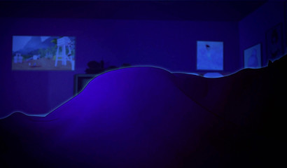 Sexy Meru the Succubus fucks in the bedroom with a classmate at night