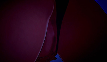 Sexy Meru the Succubus fucks in the bedroom with a classmate at night