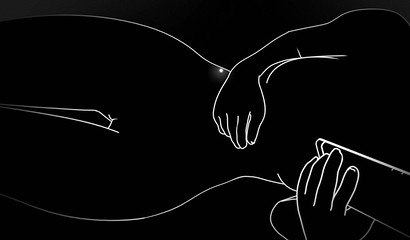 Teen schoolgirl masturbate in the bedroom  and orgasm