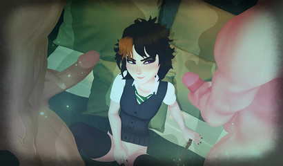 Enchantress Merula Synde has group sex with experienced lovers