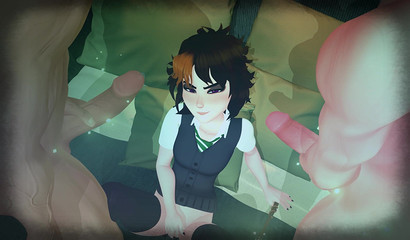 Enchantress Merula Synde has group sex with experienced lovers