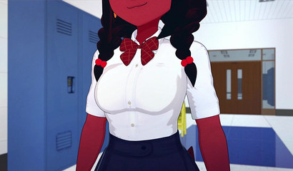 School soccer team arranged group sex with Meru the Succubus