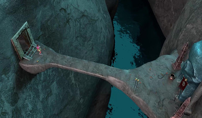 Scary incarnation of god Osiris hard rapes a girl with big tits