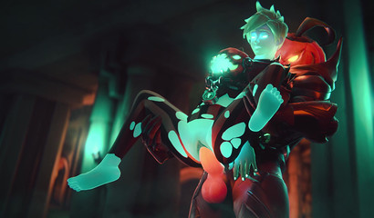 可怕的怪物收割者硬他妈的示踪剂在她的湿猫