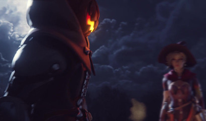 Pumpkinhead monster fuck on cemetery witch Mercy in Halloween