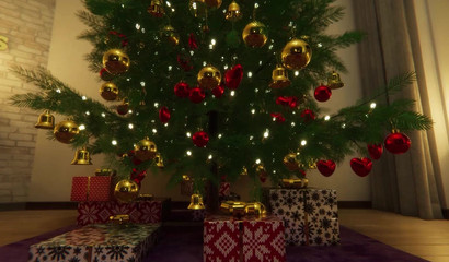 Dressed girls jerk off each other's futa-cocks for Christmas