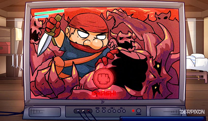 Gamer girl plays console while fucked by horny boyfriend