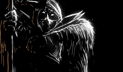 Heroes of the game "Darkest Dungeon" got group sex in the dungeon