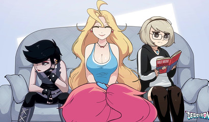 Stuffy bunny with bic cock fuck four teen girfriends