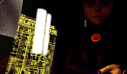 Hot teen babe Raven rides on cock and fuck in doggystyle pose