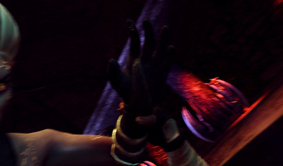 Scary busty bitch Sindel have sex in cowgirl pose with her opponent