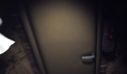 Busty goth girl Miya jerk off guy's dick before hard sex in an abandoned house