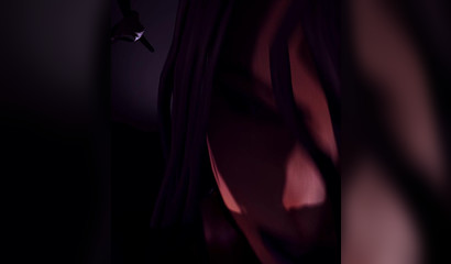 Brunette Lulu from "Final Fantasy" blowjob and fuck with blonde guy