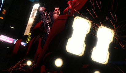 Futa alien Asari fucks in shaved pussy sexy Commander Shepard