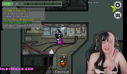 Streamer stripped naked on webcam after losing in Among Us
