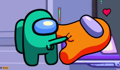 Hentai porn cartoon Among Us with sex of colored characters