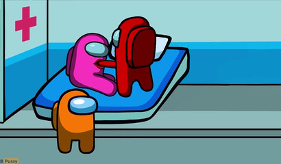 Hentai porn cartoon Among Us with sex of colored characters